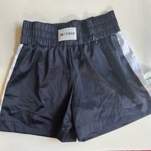 New Balance x Staud Boxing Short in black. Size medium.